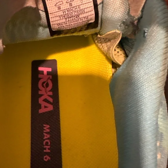 Hoka Mach 6 women’s size 7.5 with new insoles - Picture 6 of 6